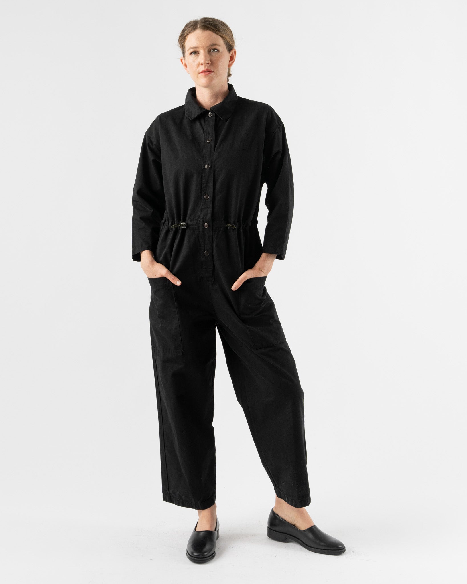 Girls-of-Dust-Garage-Jumpsuit-in-Black-Santa-Barbara-Boutique-Jake-and-Jones-Sustainable-Fashion