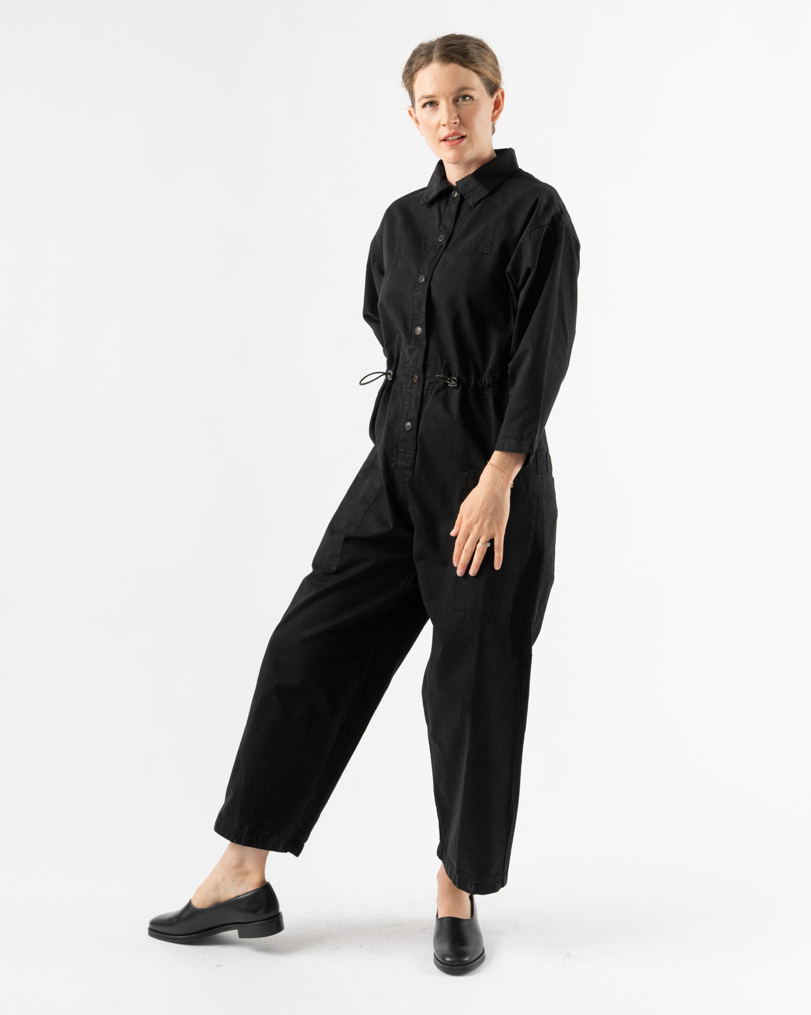 Girls-of-Dust-Garage-Jumpsuit-in-Black-Santa-Barbara-Boutique-Jake-and-Jones-Sustainable-Fashion