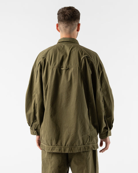 Henrik Vibskov Frank Shirt in Avocado Green Curated at Jake and