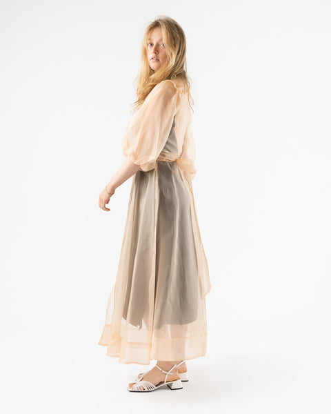 ACT N°1 RUFFLES TULLE MIDI DRESS | sklep.cleverboard.pl