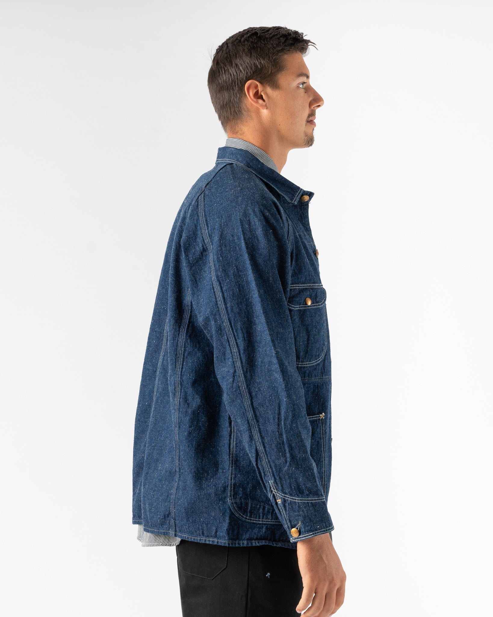 orslow-50s-coverall-jacket-in-denim-one-wash-mfw22-jake-and-jones-a-santa-barbara-boutique-curated-slow-fashion