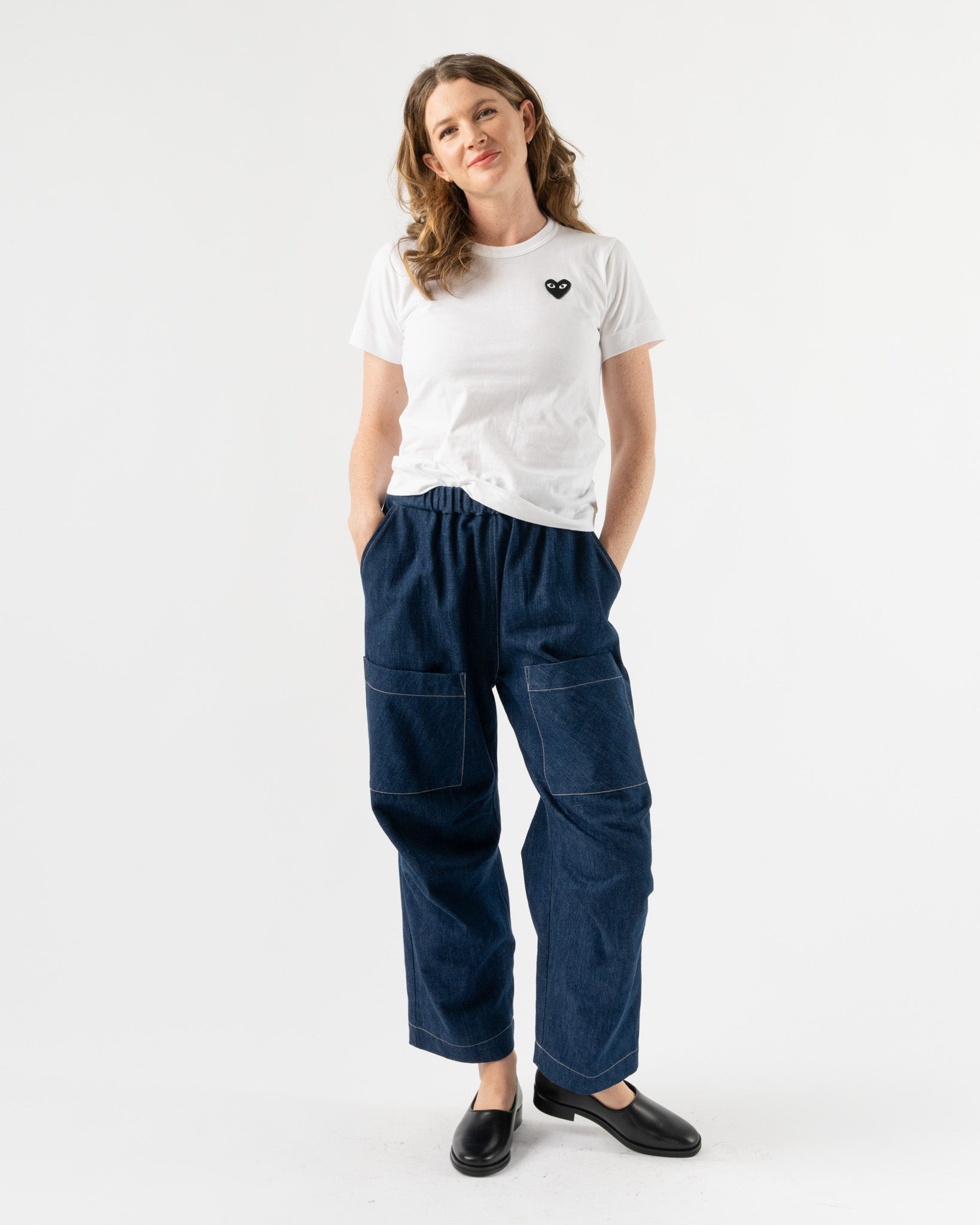 Play-COMME-des-GARÇONS-Play-T-Shirt-with-Black-Heart-in-White-Santa-Barbara-Boutique-Jake-and-Jones-Sustainable-Fashion