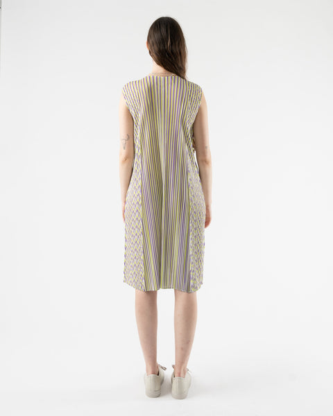 Pleats Please Issey Miyake Crossroad in Lime Green