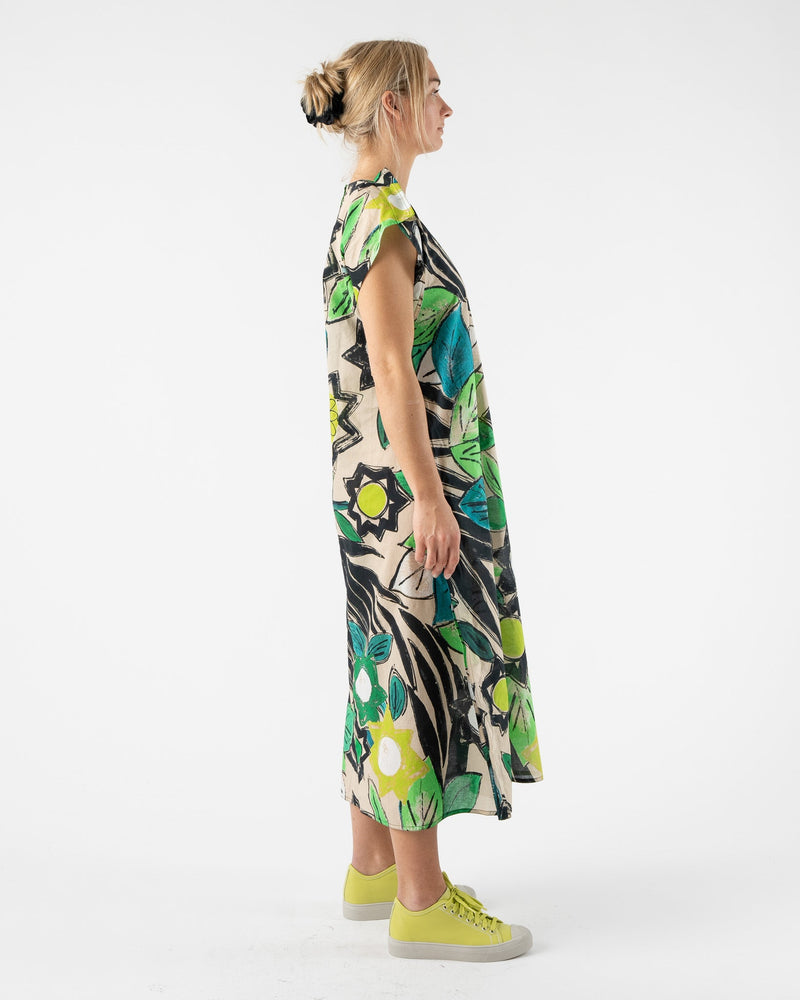 sofie-dhoore-dimi-covo-02-woven-green-flower-dress-jake-and-jones-a-santa-barbara-boutique-curated-slow-fashion
