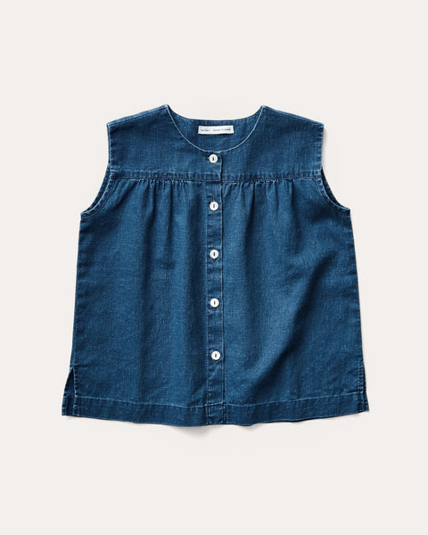 Soor Ploom Clova Blouse in Indigo