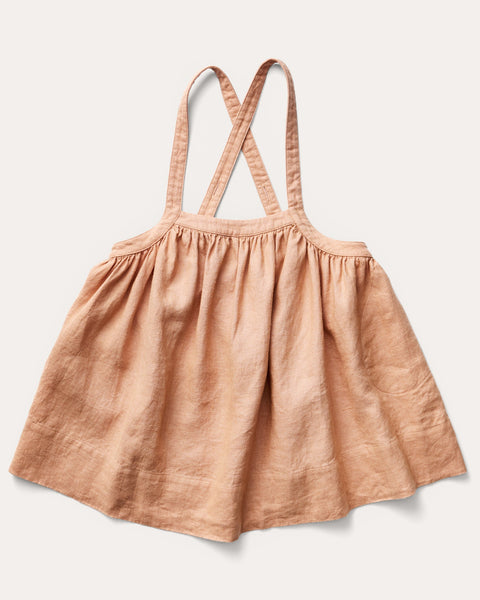 Soor Ploom Eloise Pinafore in Fenugreek Curated at Jake and Jones