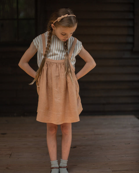 人気ランキングショップ 新品 6y soor ploom Eloise Pinafore Sequoia