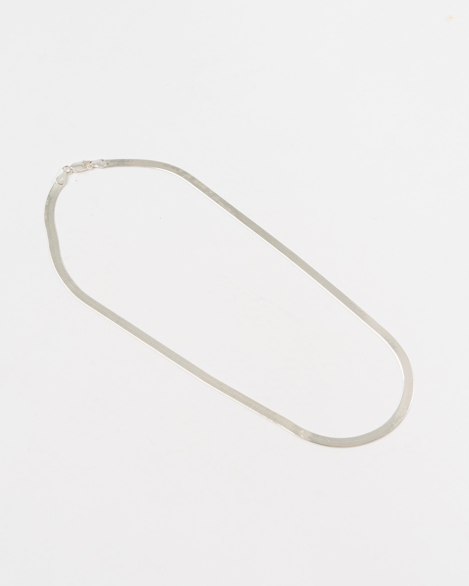 Takara-4.5mm-Sterling-Silver-Herringbone-Chain-Santa-Barbara-Boutique-Jake-and-Jones-Sustainable-Fashion