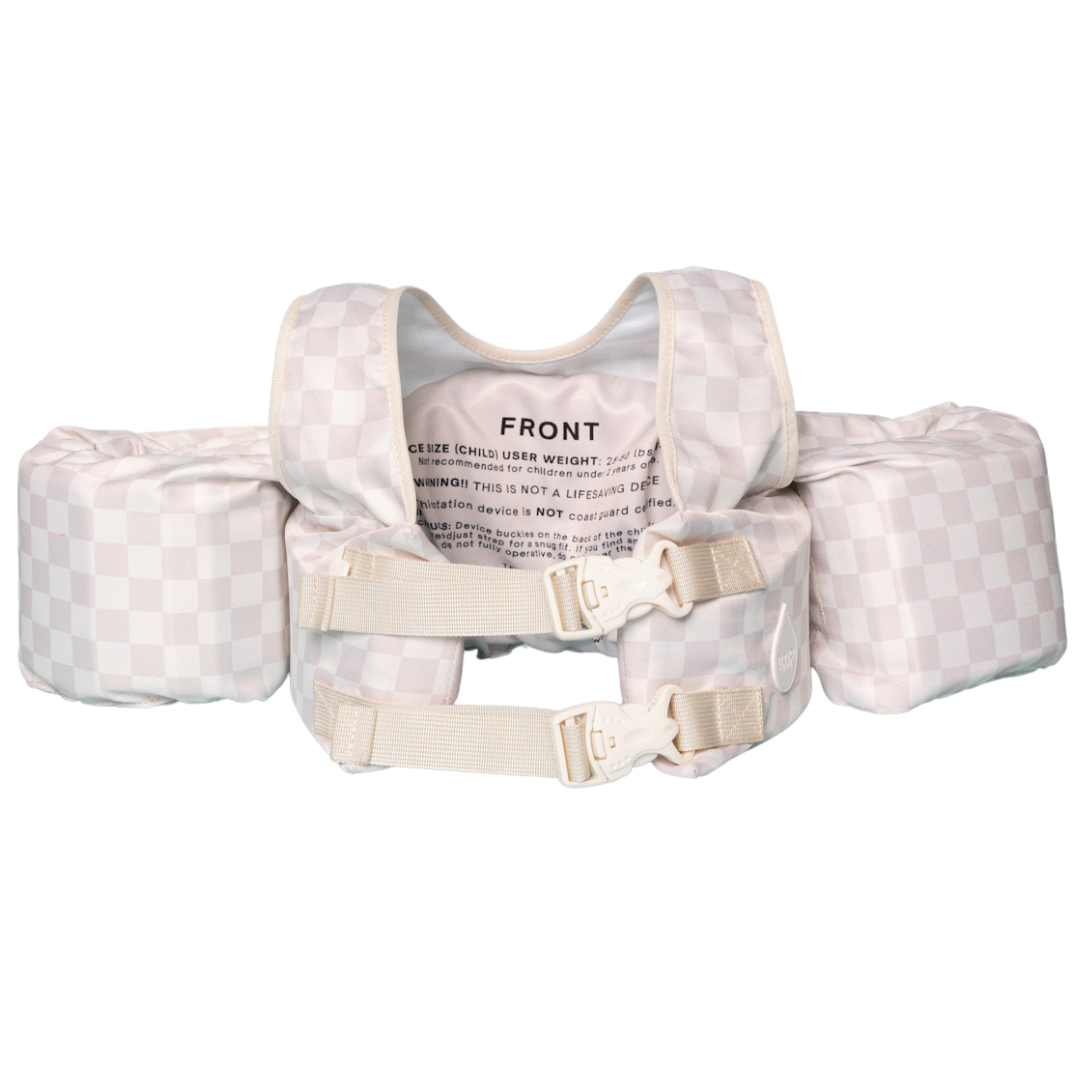 Drip Floats Neutral Checkered Kids Float
