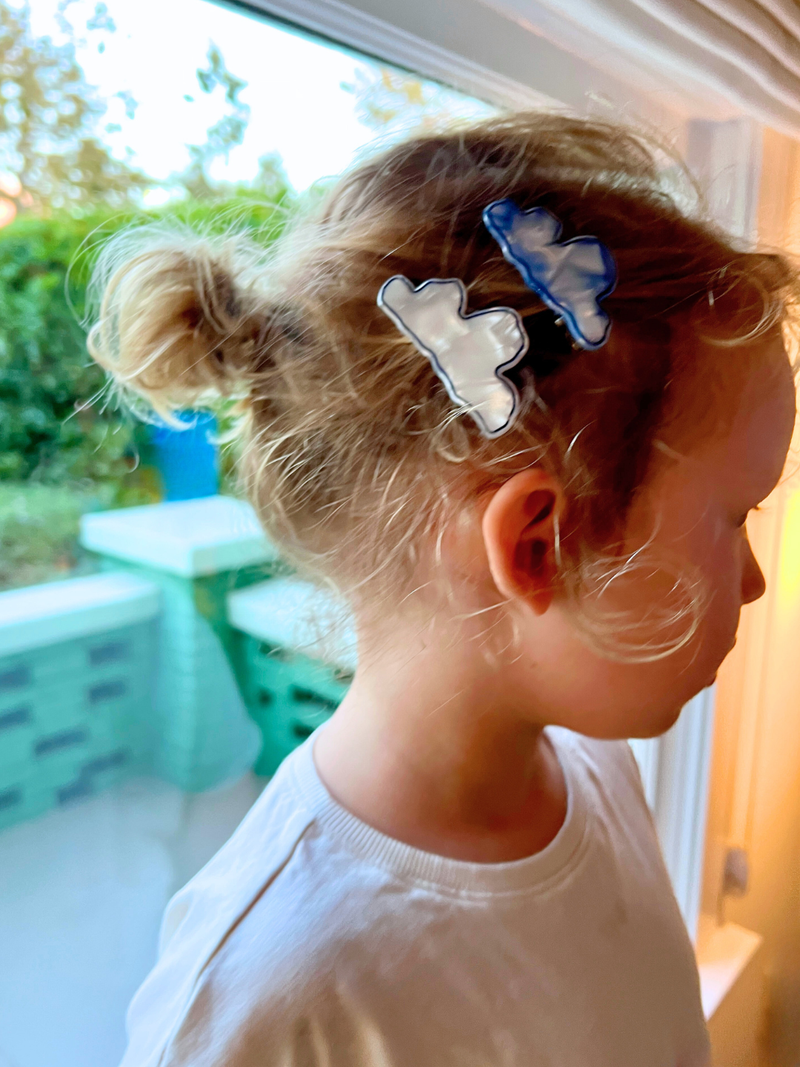 Milk Teeth Clouds Kids Hairclips