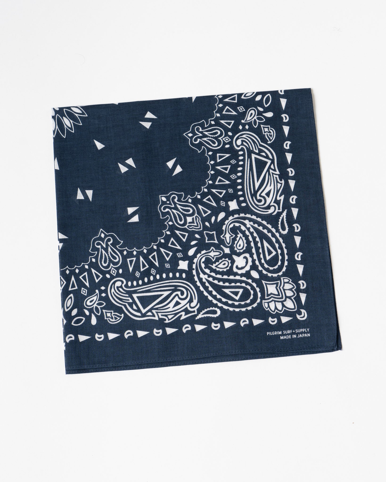 Pilgrim Paisley Bandana in Navy