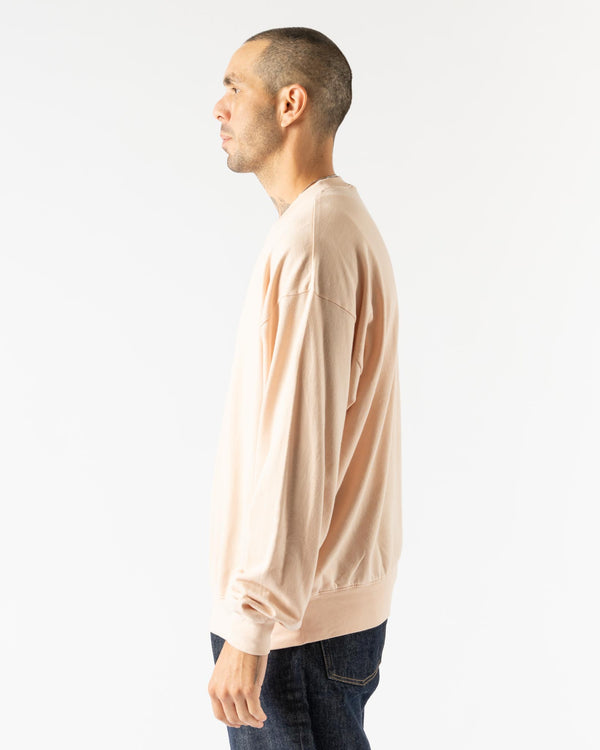 Auralee Super High Gauge Sweat Pullover in Pale Pink