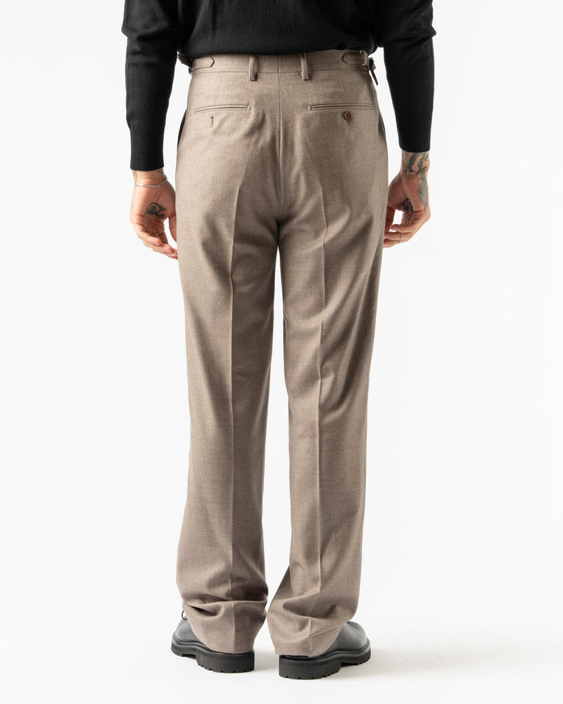 Carter Young x Jake & Jones 120s Wool Tailored Trouser in Chicory Marl