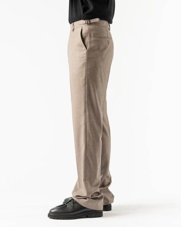 Carter Young x Jake & Jones 120s Wool Tailored Trouser in Chicory Marl