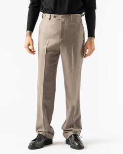 Carter Young x Jake & Jones 120s Wool Tailored Trouser in Chicory Marl