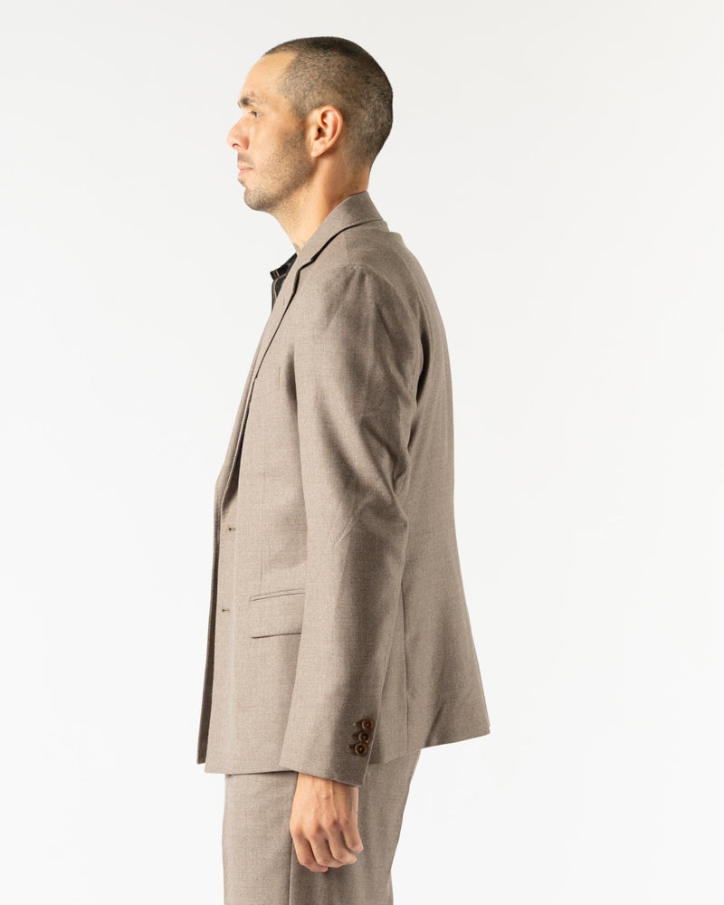 Carter Young x Jake & Jones 120s Wool Tailored Jacket in Chicory Marl