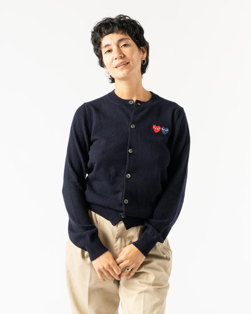 COMME des GARÇONS Double Heart Round neck