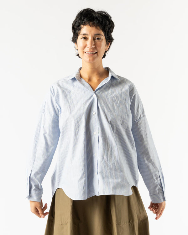 Fabiana Pigna Segun Blouse in Blue Stripe