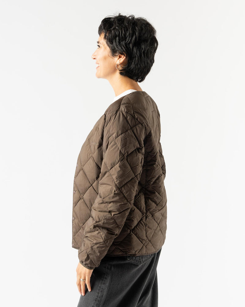 Gramicci Inner Down Jacket in Dark Brown