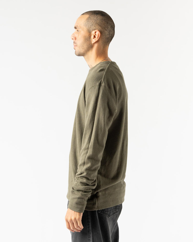 Jungmaven Tahoe Sweatshirt in Olive Green