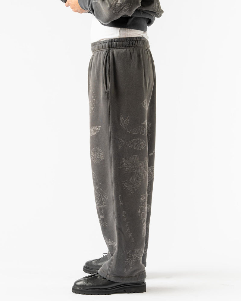 Samuel Zelig Willson Sweatpant in Charcoal