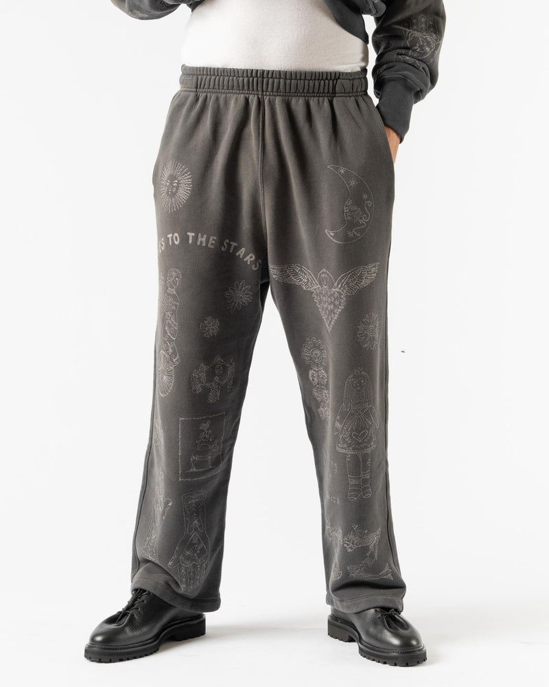 Samuel Zelig Willson Sweatpant in Charcoal