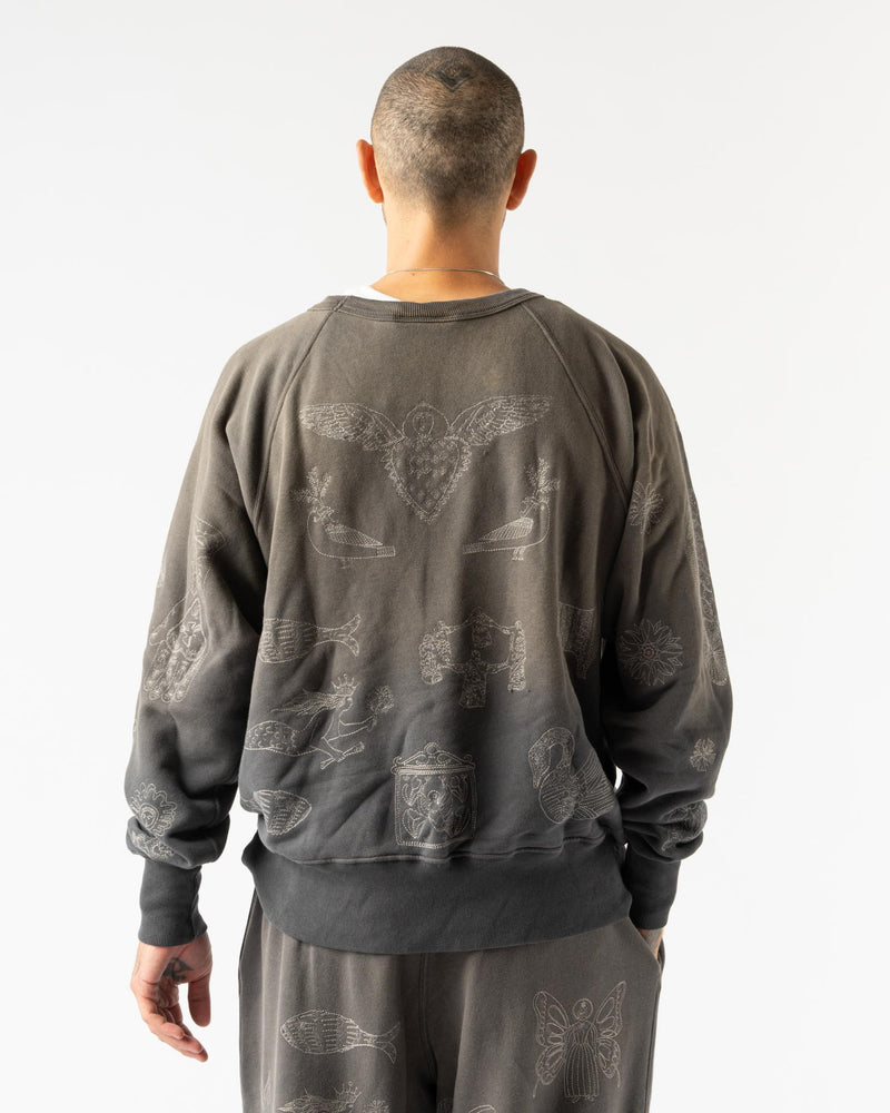 Samuel Zelig Willson Crewneck in Charcoal