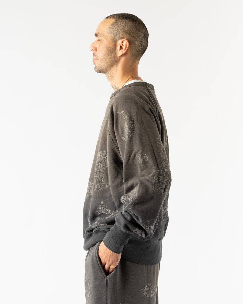 Samuel Zelig Willson Crewneck in Charcoal