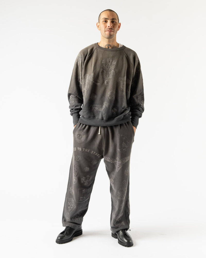 Samuel Zelig Willson Crewneck in Charcoal