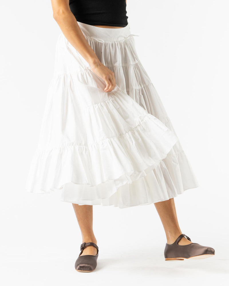 Sandy Liang Hetti Skirt in White