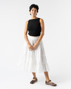 Sandy Liang Hetti Skirt in White