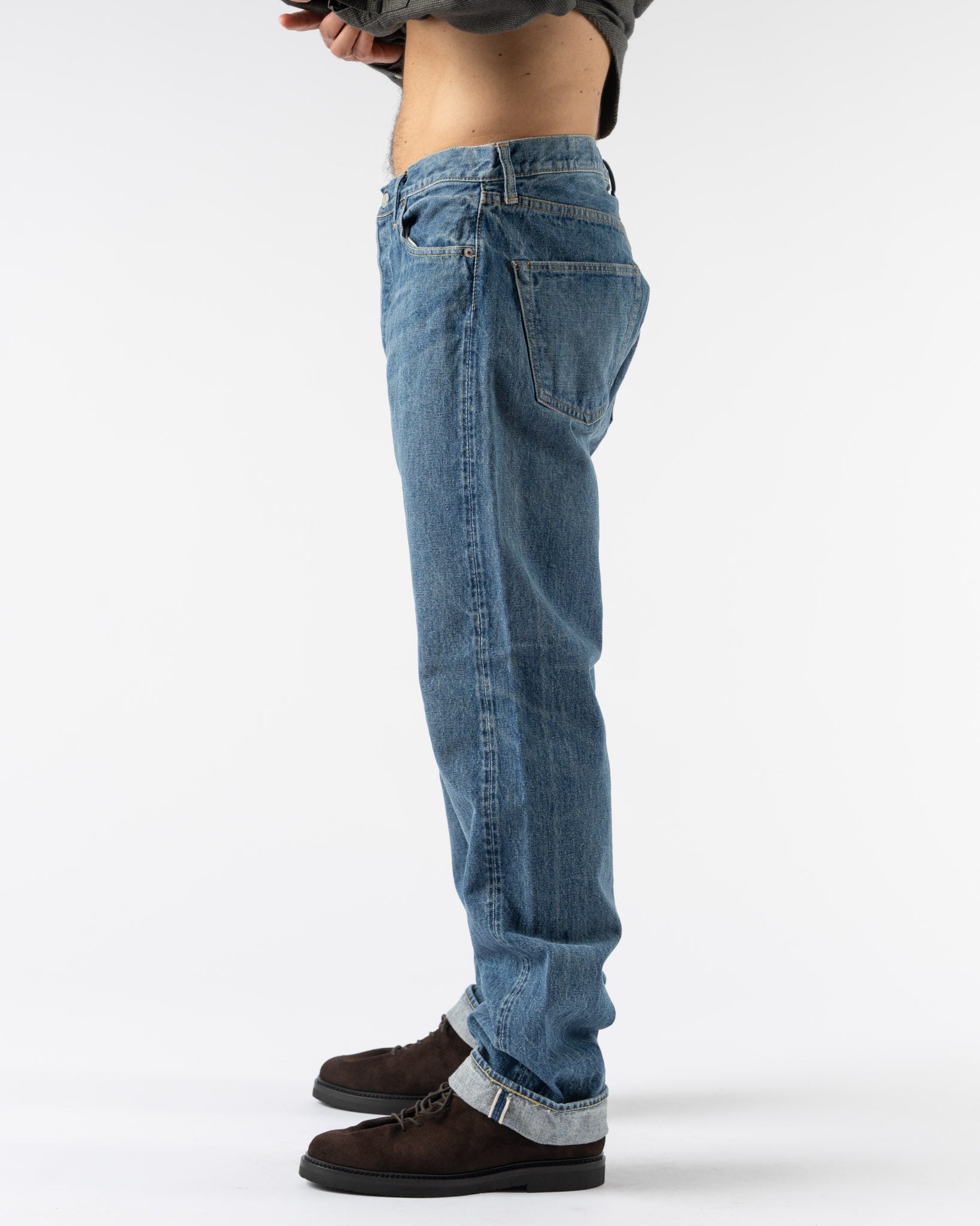 orSlow 105 Standard Selvedge Denim in 2 Year Wash