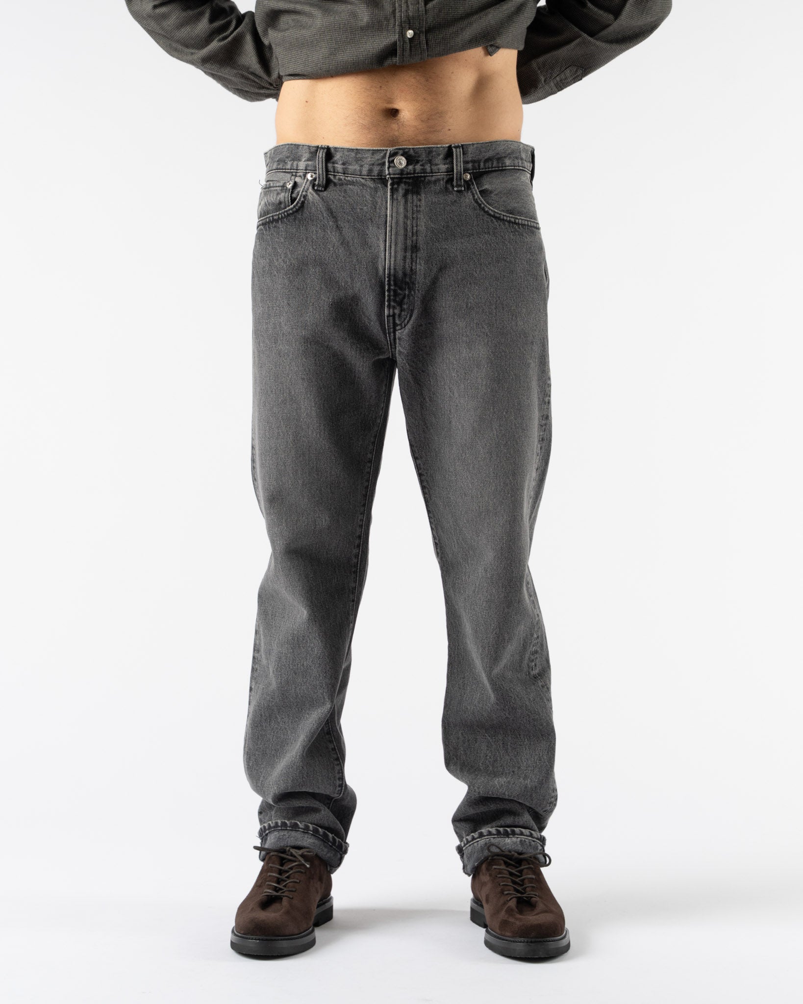 orSlow 107 Black Denim Stone