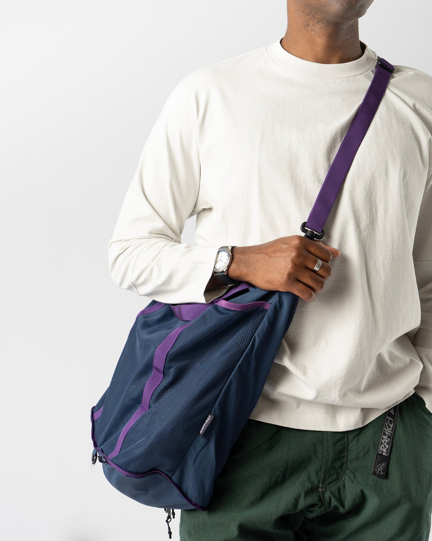 Gramicci Nylon Packable Explorer Tote in Deep Navy