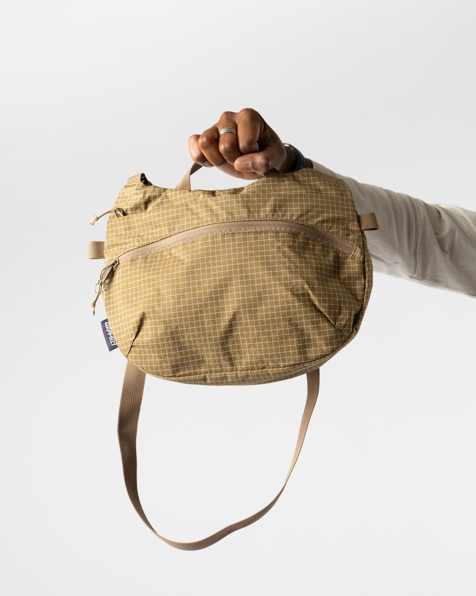 Gramicci Ripstop Shoulder Bag in Beige