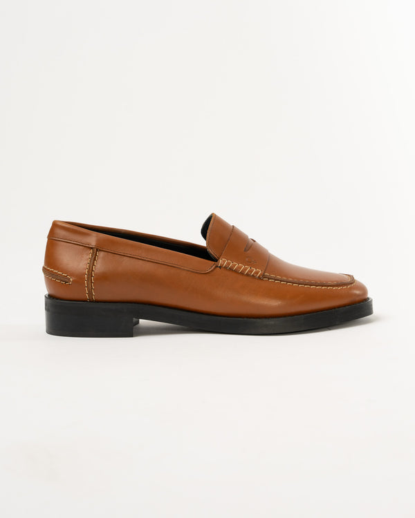 Suzanne Rae Keene Loafer in Nappa Brown