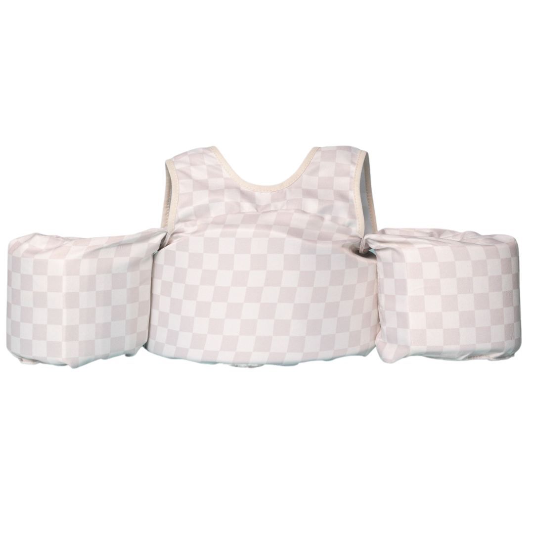 Drip Floats Neutral Checkered Kids Float