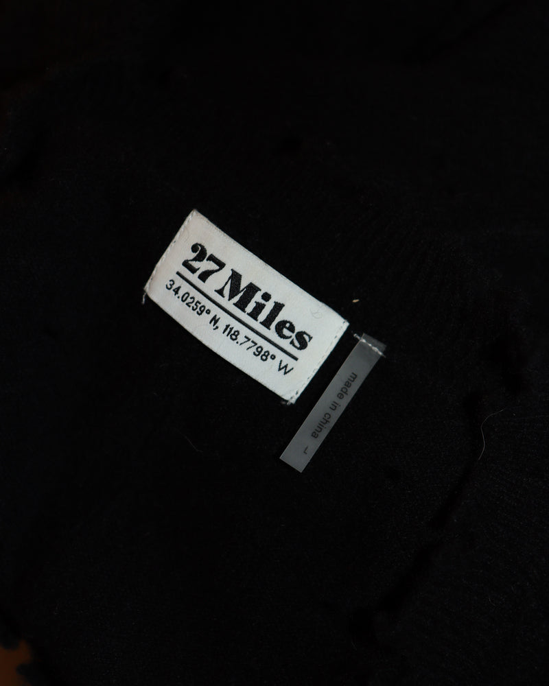 Pre-owned: 27 Miles Distressed Cashmere Sweater