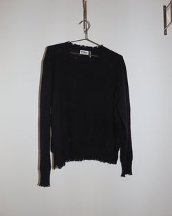 Pre-owned: 27 Miles Distressed Cashmere Sweater