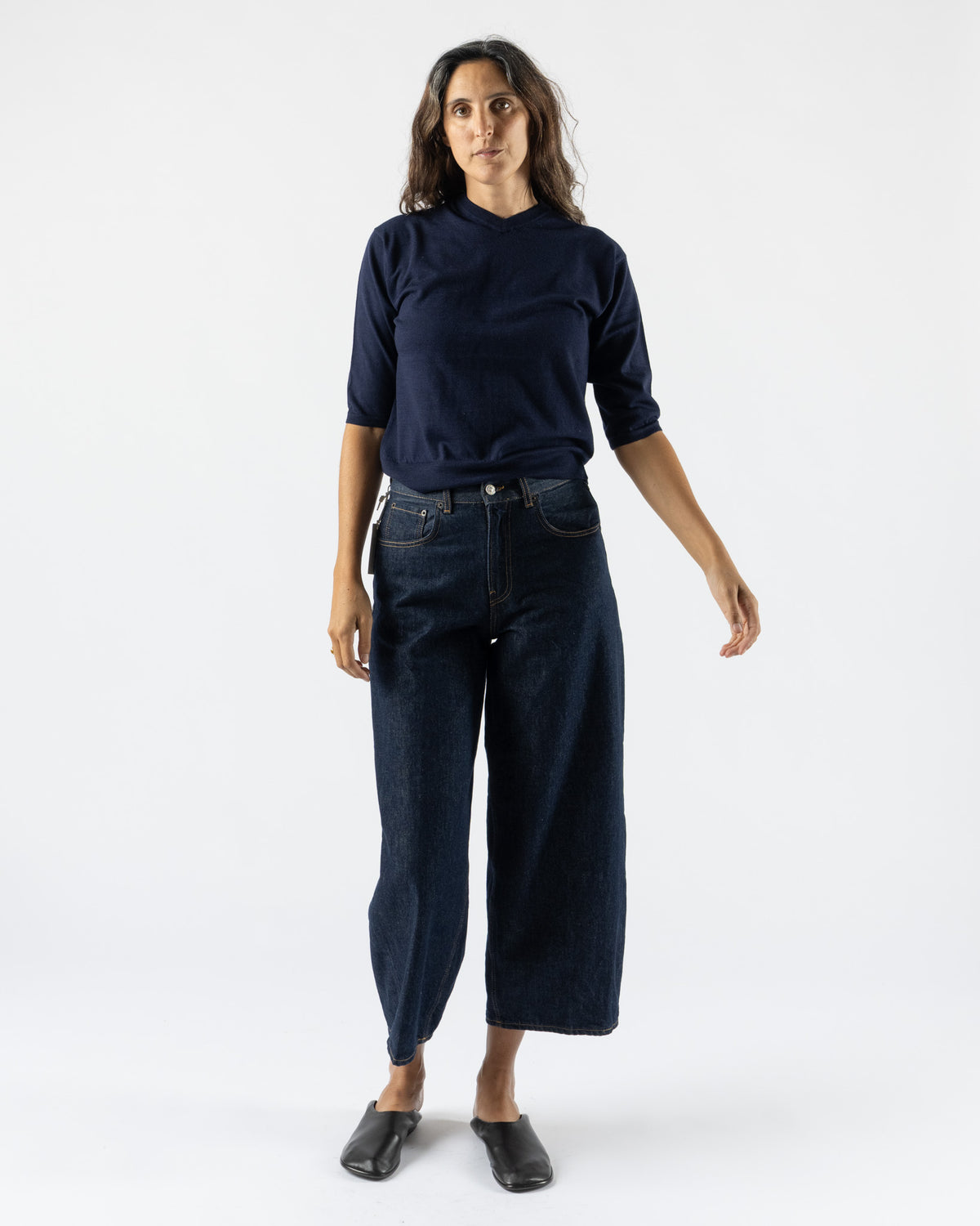 6397 Cropped Roomy Jean in Rinsed Raw