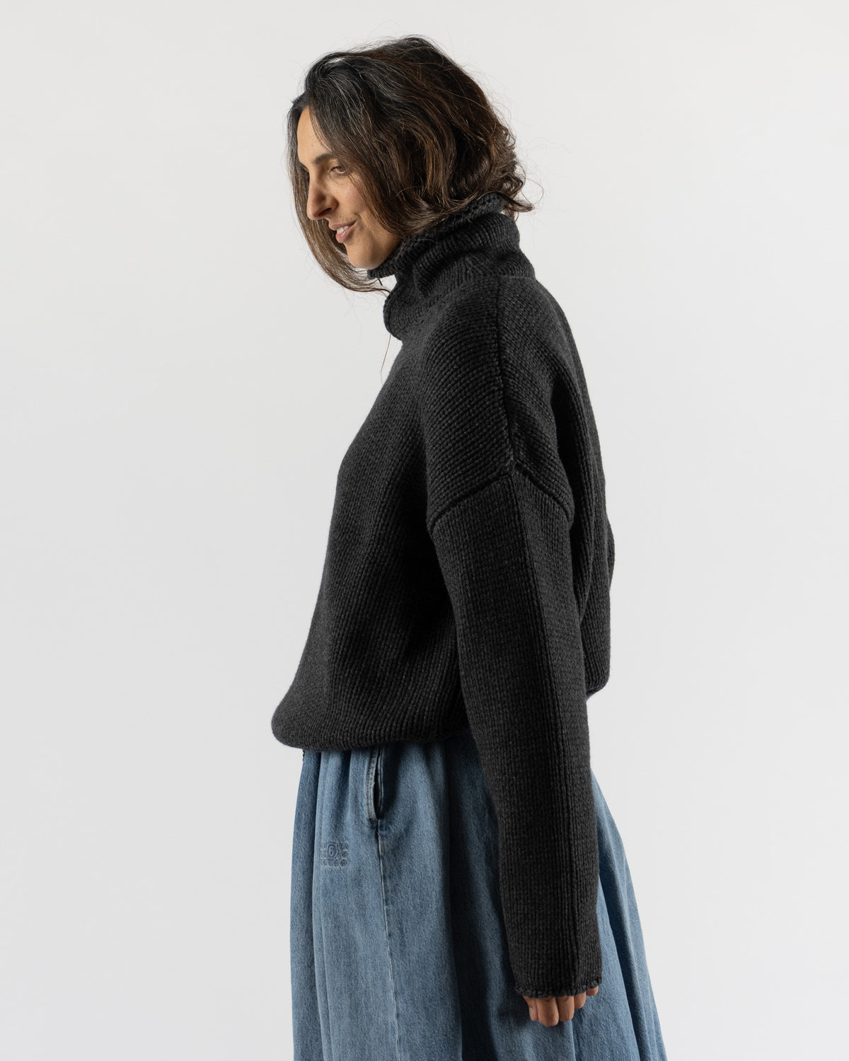 6397 Borden Sweater in Graphite
