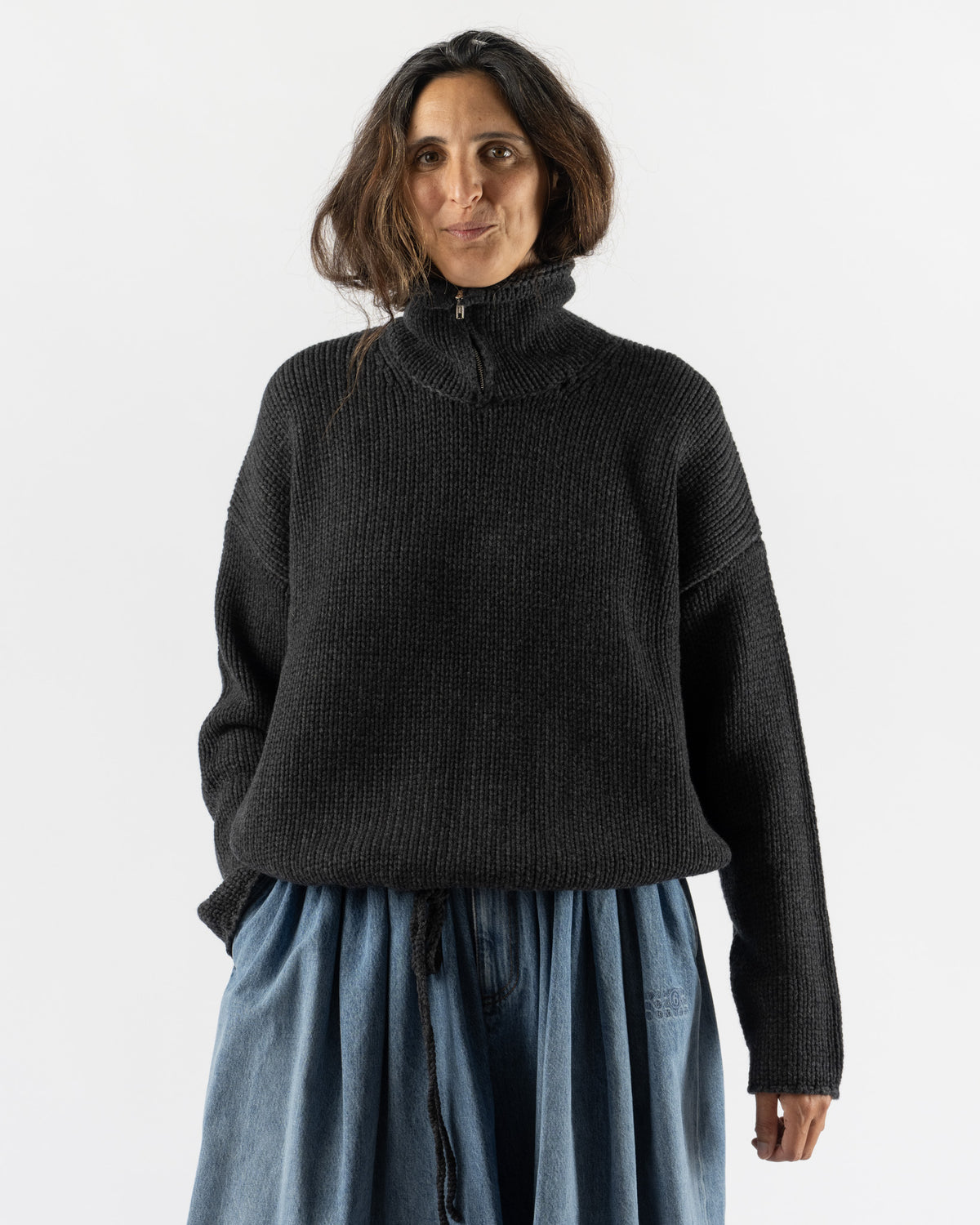 6397 Borden Sweater in Graphite