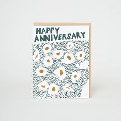 Egg Press Anniversary Meadow Card