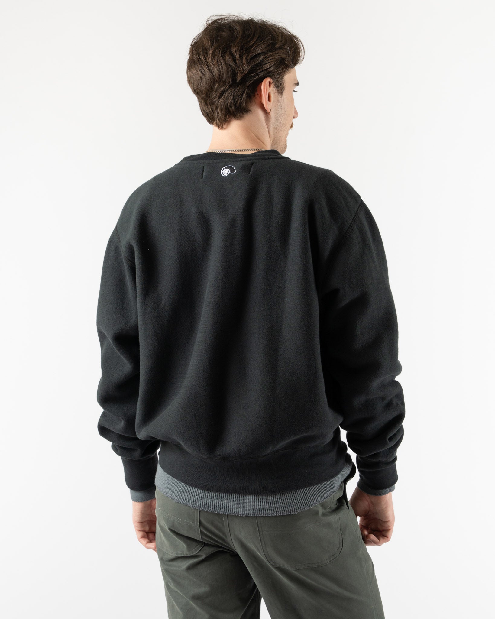 Aaron Levine Crewneck Sweatshirt in Black