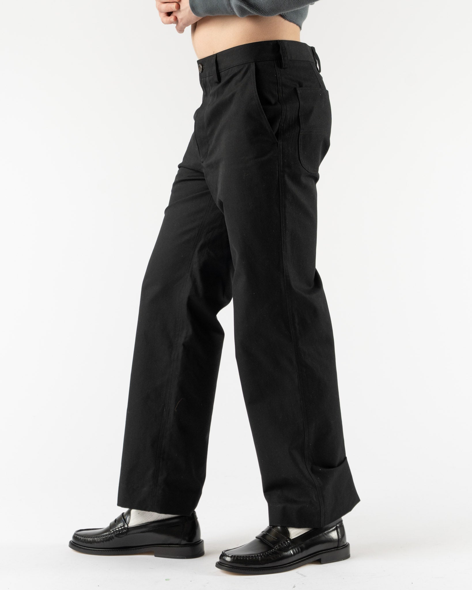Aaron Levine Workwear Pant in Black