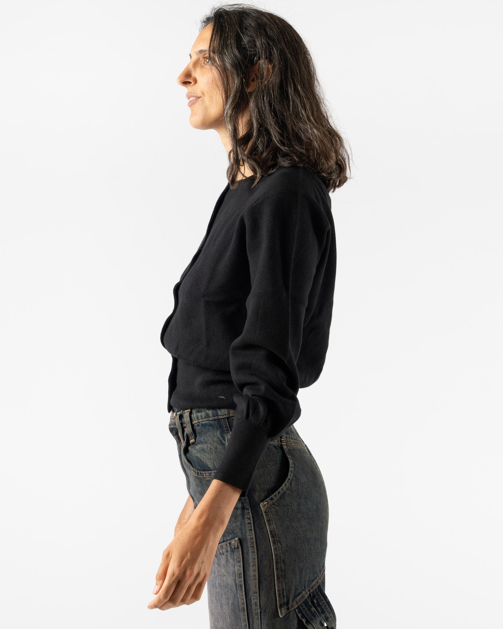 Alex Mill Louisa Cardigan in Black