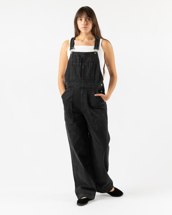 Alex Mill Lili Overall in Washed Black