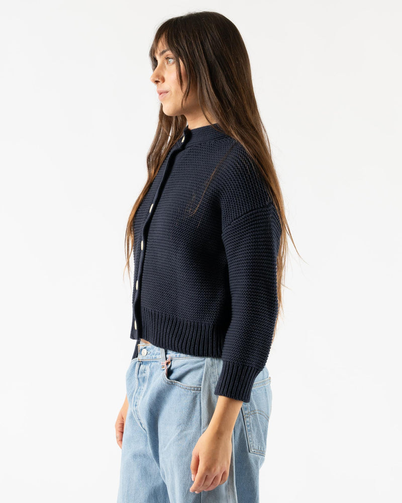 Alex Mill Nico Chunky Cardigan in Dark Navy