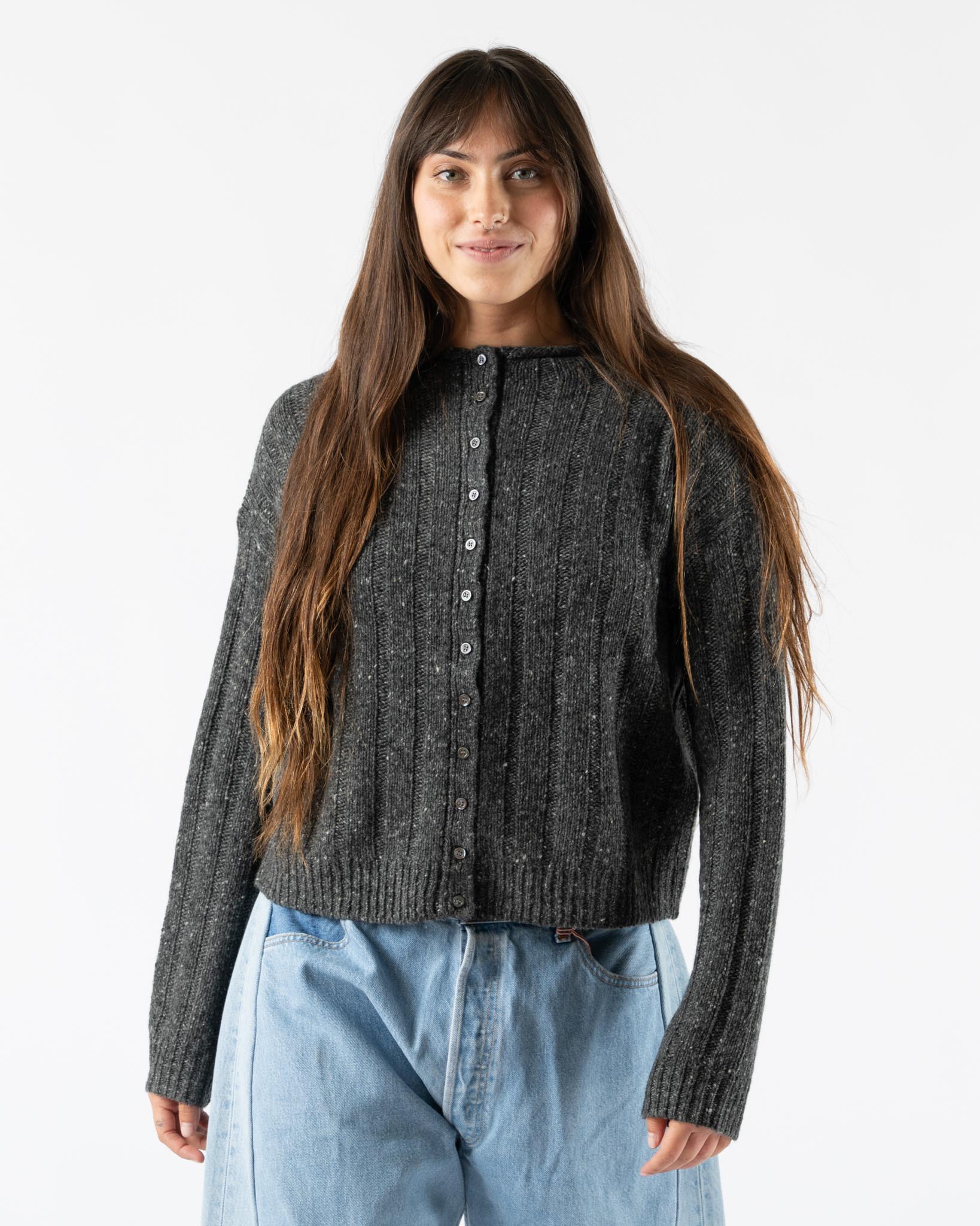Alex Mill Reese Sweater in Charcoal