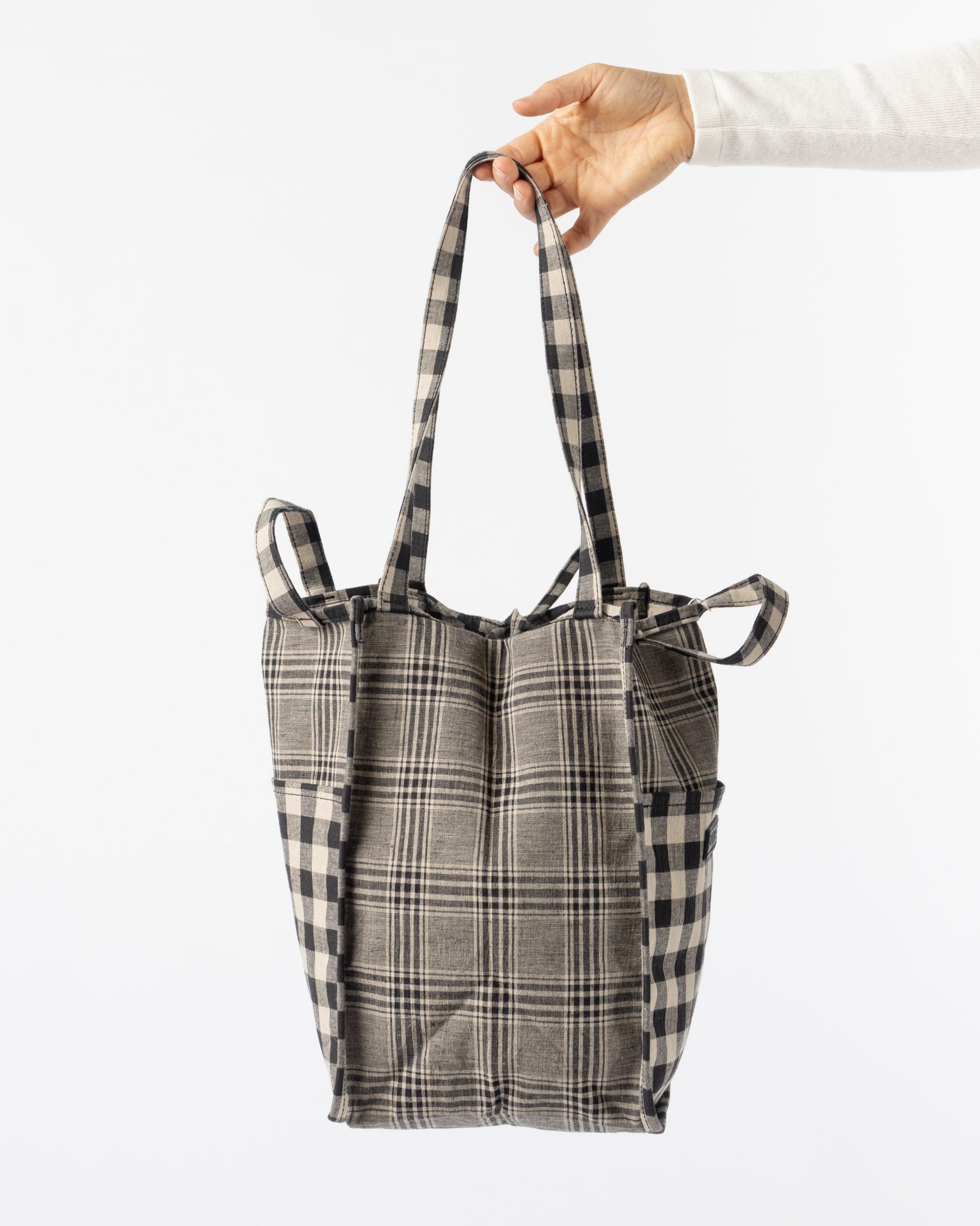 Amiacalva Easy Bag in Black/Brown Check